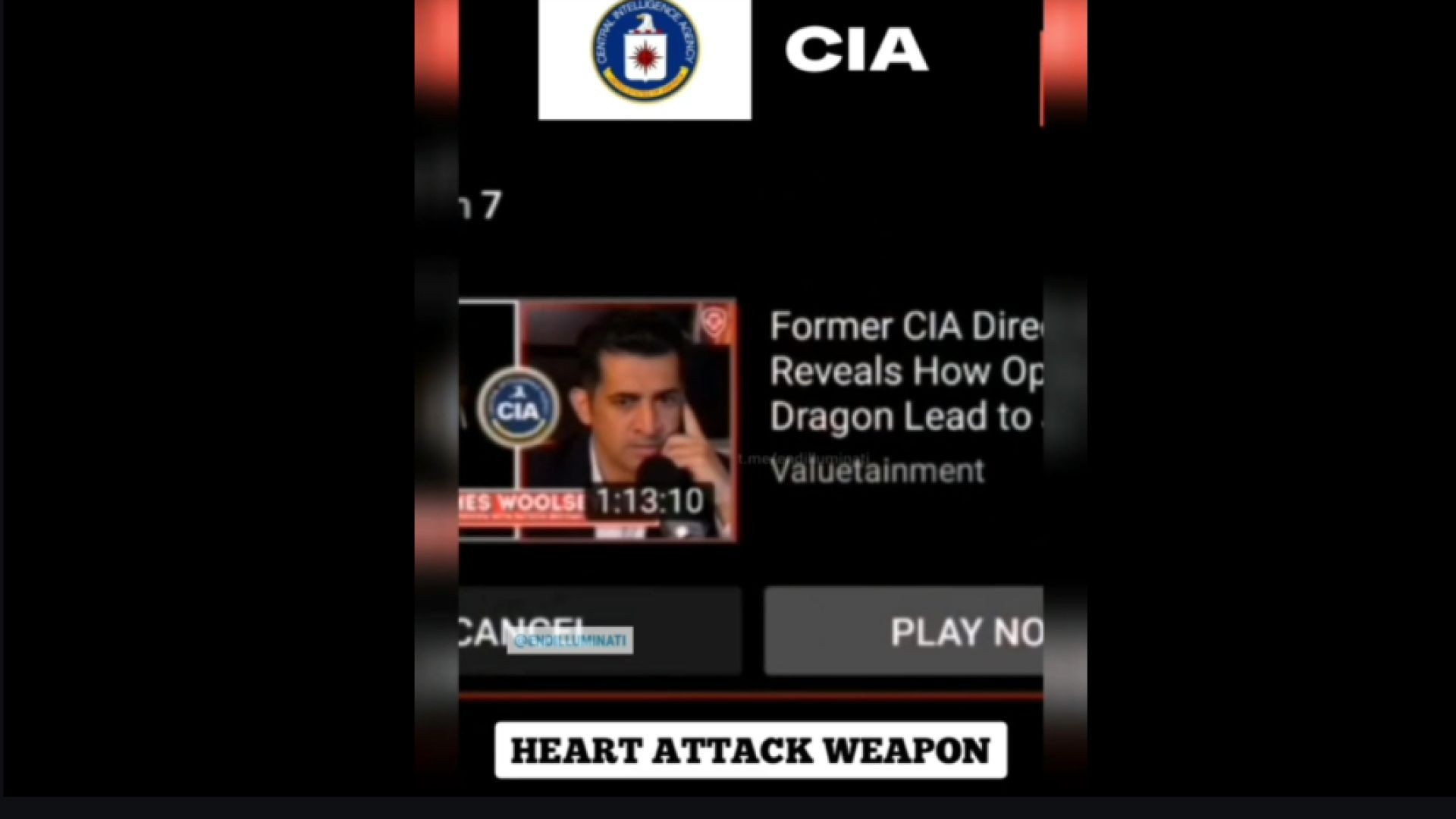 CIA: HEART ATTACK WEAPON